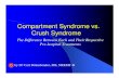 Compartment Syndrome vs. Crush Syndrome
