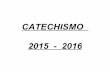 Catechismo 2015 2016