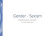 Gender - Sexism 2016