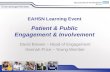 Patient engagement and involvement