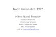 Complete Notes on The Trade Union Act, 1926