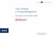 Lean Thinking in Facility Management - Welkom
