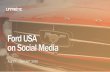 Social Media Analysis - Ford (USA) Aug - Sept 2016