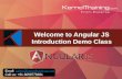 Angular js introduction Demo Online
