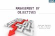 Management By Objectives and Decision Making
