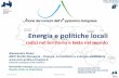 Politiche energetiche in unione appennino bolognese