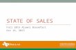 State Of Sales Fall 2015