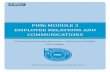 2016 PHRi: EMPLOYEE RELATIONS AND COMMUNICATIONS