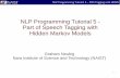 NLP Programming Tutorial 5 - Part of Speech Tagging with Hidden ...
