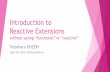 Introduction to Reactive Extensions without saying functional reactive