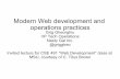 Modern Web development and operations practices