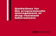 Guidelines for the programmatic management of drug-resistant ...