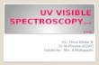 UV Spectroscopy Introduction