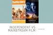 Independent vs mainstream film