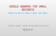 Google Adwords for Small Business - Dec 2015