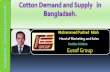 Demand supply of Raw Cotton