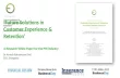Future Solutions in  Customer Experience & Retention