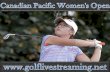Canadian Pacific Women's Open Golf Live Coverage