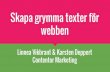 Skapa grymma SEO-anpassade texter - Contentor Marketing