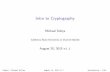 Intro to Cryptography