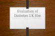 Evaluation of diabetes uk film
