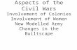 6 f2015 English Civil War - Colonies, Army, Women