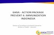 GHSA Action Package Prevent 4: Immunization Indonesia