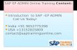 Sap ep admin online training