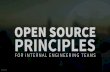Open Source Principles for Internal Engineering Teams