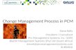 Change management process in pcm