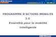 Atec ITS France : PROGRAMME D’ACTIONS MOBILITE 3.0