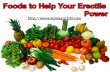 Foods to help your erectile power