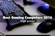 Best Gaming Computers 2016