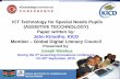 Ict technology for special needs pupils (assistive technology)