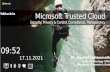 Microsoft Trusted Cloud - Security Privacy & Control, Compliance, Transparency