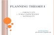Planning theory 1