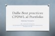 Dalle "Best practices" del CPDWl al Portfolio