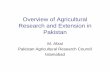 Agriculture research and extension in PAKISTAN