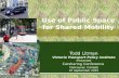 Todd Litman, Victoria Transport  Policy Institute - Use of Public Space for Shared Mobility