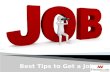 Best Tips to Get a Job