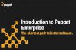 Introduction to Puppet Enterprise 2016.4