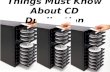Things must know about CD Duplication