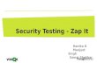 Security Testing - Zap It