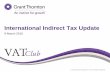 International Indirect Tax Update - March 2016