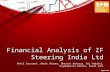 Financial Analysis of ZF Steering India Ltd.