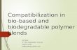 Compatibilization in bio-based and biodegradable polymer blends