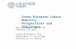 Laura Wiesboeck - Inner-European Labour Mobility - Perspectives and Challenges