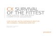 CX: Survival of the Fittest seminar 24th February, London
