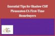 Essential Tips for Shadow Cliff Pleasanton CA First-Time Homebuyers
