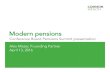 Modern Pensions: presentation to Conference Board Pensions Summit